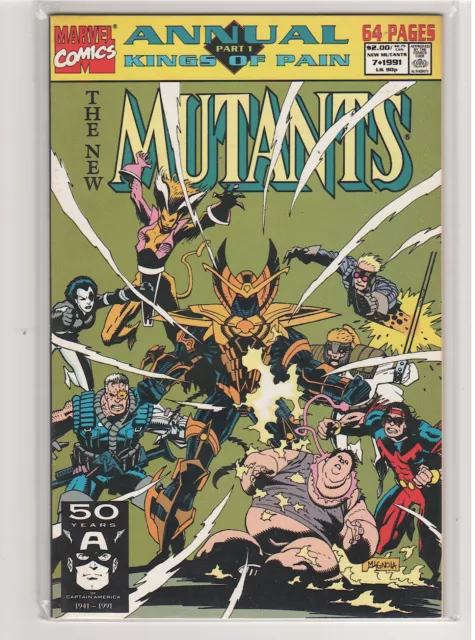 New Mutants Annual #7 Cannonball Cable Domino Rob Liefeld 9.4