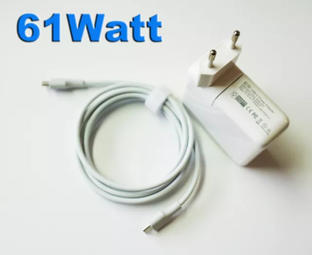 Notebook - Netzteil 61W USB-C Adapter für MacBook Pro weiß A1947 / MRW22ZM/A