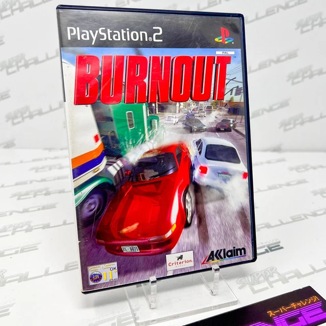 Burnout PS2 PlayStation 2 Black Label Acclaim PAL/UK Complete with Manual