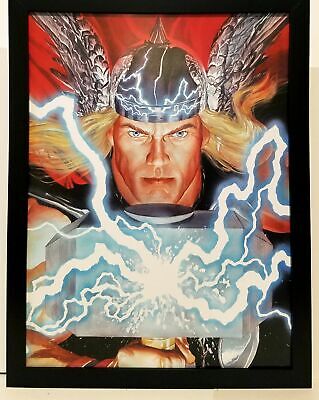 Mighty Thor by Alex Ross 9x12 FRAMED Marvel Comics Art Print Poster