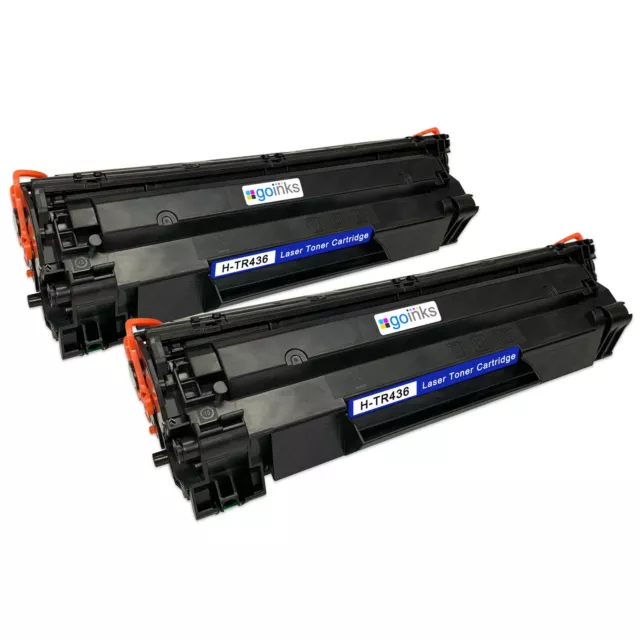 2 Black Laser Toner Cartridges for HP LaserJet M1120 MFP, M1522n MFP, P1505