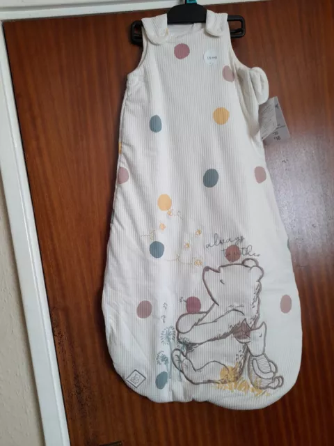 Disney Winnie the Pooh saco de dormir ligero algodón 6-12 mths