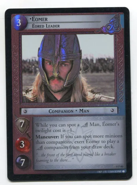 Lord Of The Rings CCG TCG Foil Promo Card 0P80 Eomer Eored Leader