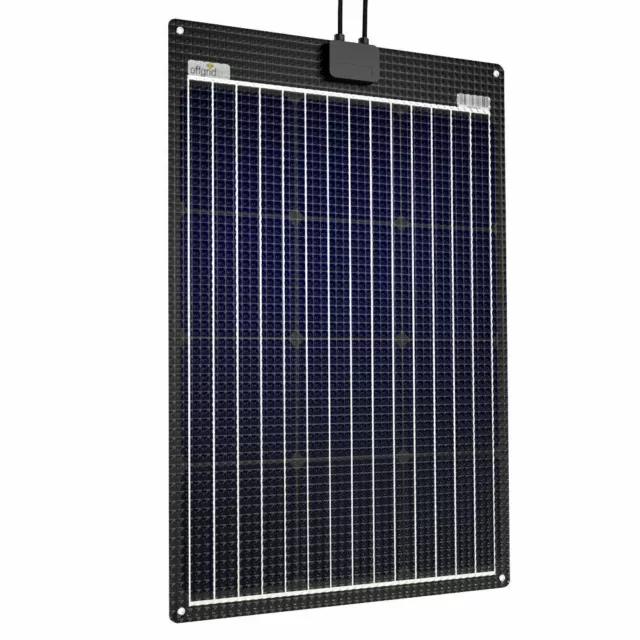 Offgridtec ETFE-AL 60W 12V semiflexibles Solarmodul flexible Solarzellen 60 Watt