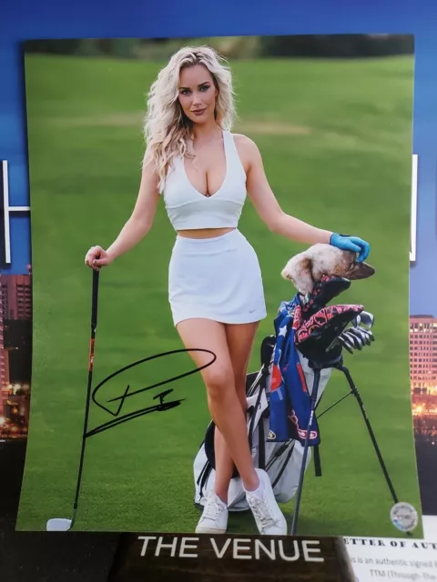 Paige Spiranac Lpga Golf Model Signed Autographed X Photo Auto W Coa Picclick