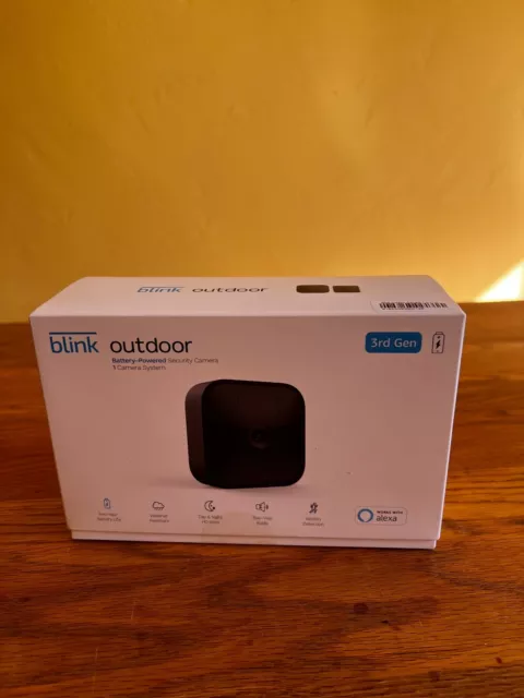 Blink Outdoor (3rd Generation) Security Camera - 1 Camera Kit New In Box