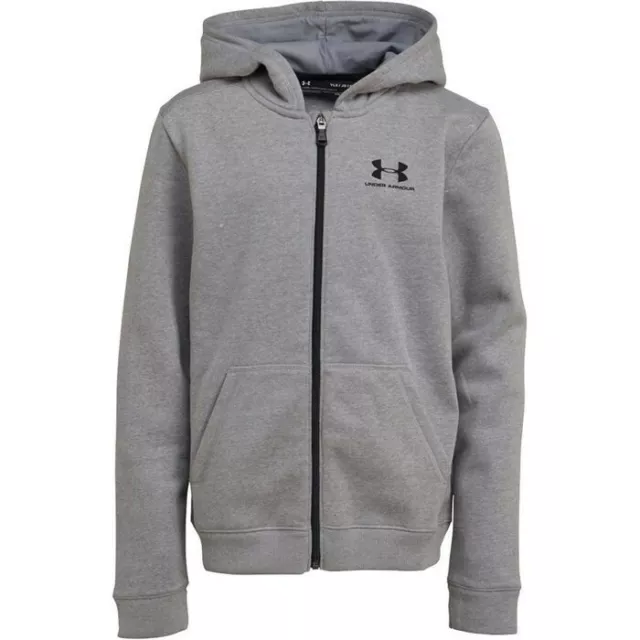 Under Armour Junior XL Full Zip Hoodie Grey Brand New