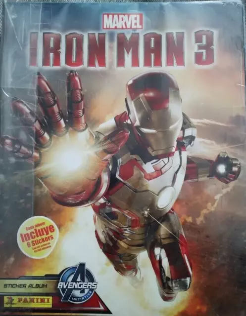 Brazil 2013 Panini Marvel Avengers Iron Man 3 - Album and Full Sticker set