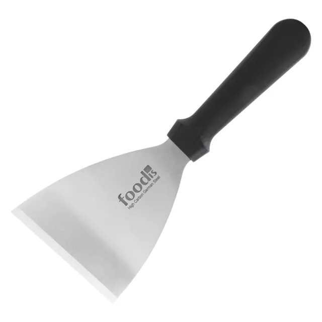 Stainless steel angled spatula