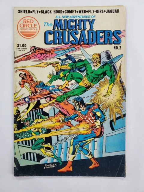 The Mighty Crusaders #2 Red Circle Comics, Archie Comics 1983 by Rich Buckler