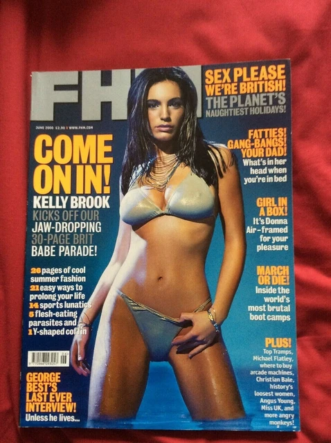 FHM MAGAZINE JUNE 2000 #125 Kelly Brook £20.38 - PicClick UK