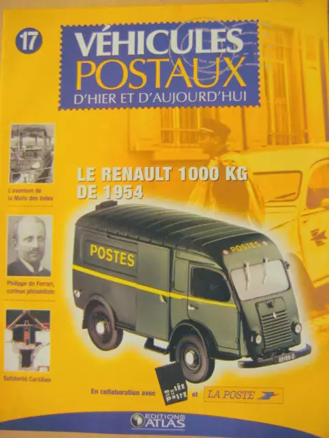 Fascicule 17 Vehicules Postaux Renault 1000 Kg 1954 La Poste Ptt