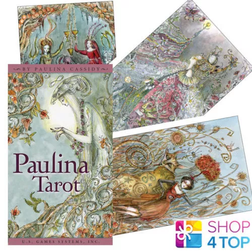 Paulina Tarot Deck Cartas de Tarot Geheimlehre Adivinación Ee.uu. Games Sistema