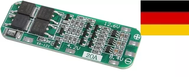 3S 20A Li-ion Lithium Batterie 18650 Ladegerät PCB BMS 12.6V Cell Schutz Board