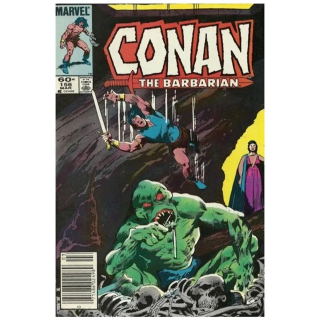 Conan the Barbarian (1970 series) #156 Newsstand in F + cond. Marvel comics [e'