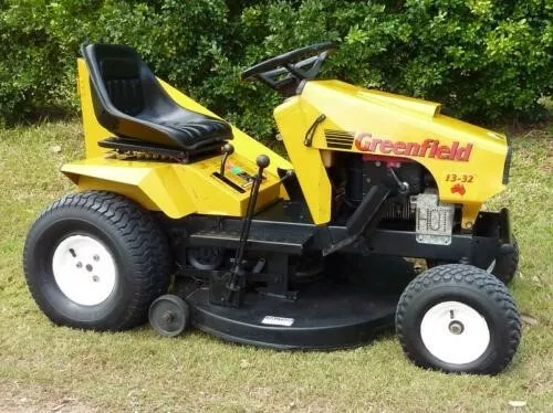 Greenfield ride on mower grass catcher online