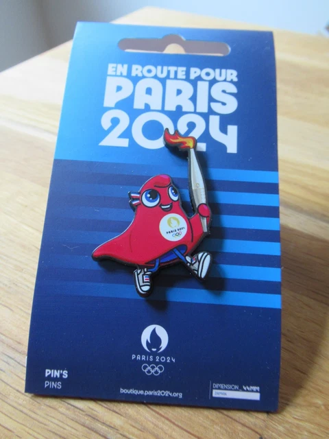 Magnet Paris 2024 JO Mascotte Arc de Triomphe - Pins et badges - Achat