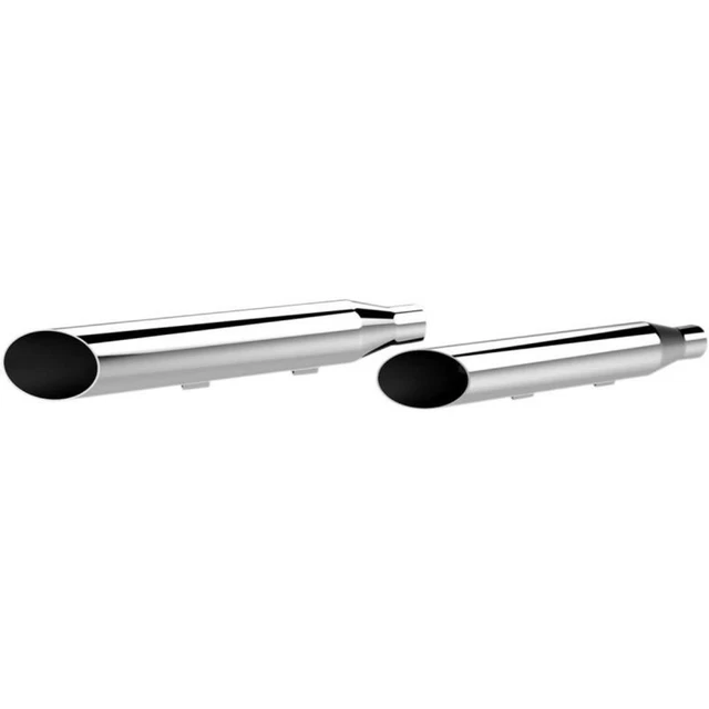 Khrome Werks 202395 3in. HP-Plus Slip-On Mufflers - Slash Cut - Chrome