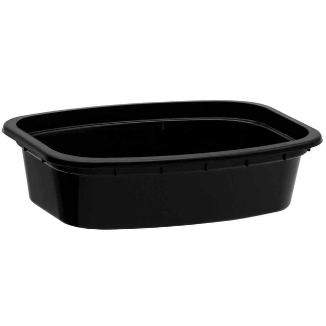 Cube Packaging DR-508-BB Black 8 Ounce Deli Container Base - 400 / CS