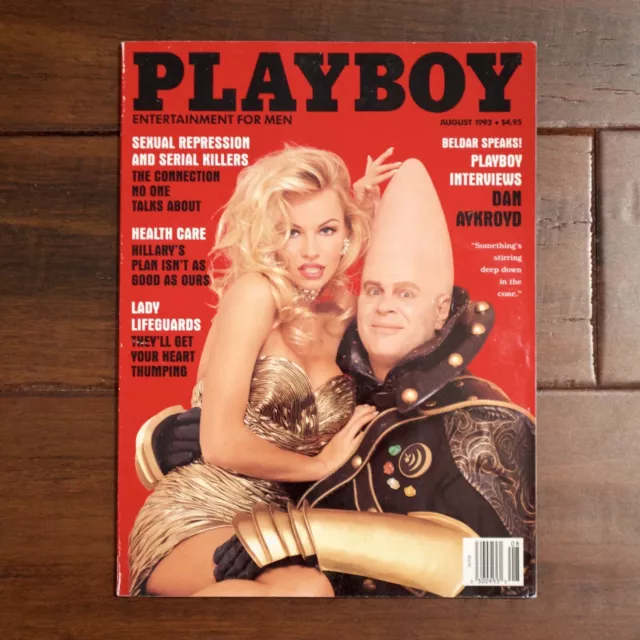 Original Playboy Magazine August 1993 Dan Akroyd Pamela Anderson #5 Most Valued