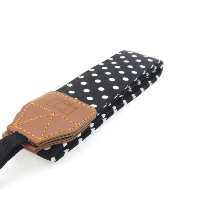 Neck Cotton Blend Outdoor Durable Polka Dot Accessories Portable Camera Strap