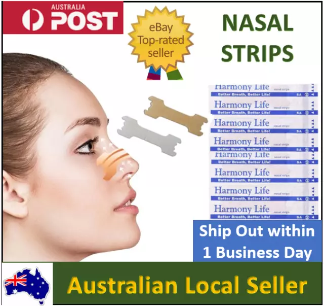 200 x Large Anti Snore Nasal Strips Breathe Easy Better Right Nose Sleeping Aids