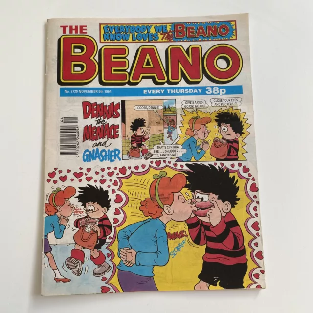 BEANO COMIC - NUMBER #2729 - NOVEMBER 5th 1994