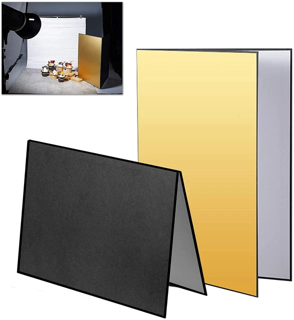 Collapsible Light Reflector Cardboard Foldable Photography Studio for Shooting