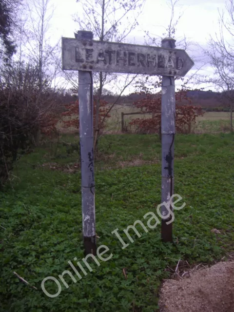 Photo 6x4 Old sign, New Road East Clandon  c2010