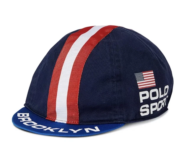 Polo Ralph Lauren Men’s POLO SPORT Cycling Cap Brooklyn New York Nylon RARE S/M Polo Ralph Lauren Men’s POLO SPORT Cycling Cap Brooklyn New York Nylon RARE S/M