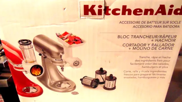 KitchenAid RVSA Rotor Vegetable Slicer/ Shredder Attachment - Bed