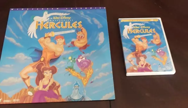 Dual Format Bundle Hercules on Laserdisc and DVD Disney FLFL Estate Excellent