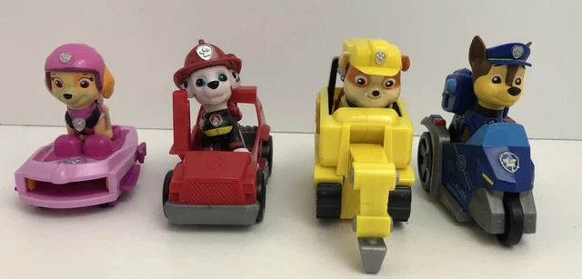 Series 7 Rescue Racers Numbers PAW PATROL NICKELODEON Rescue Racers Chase Marshall Rubble Skye £21.69 ...