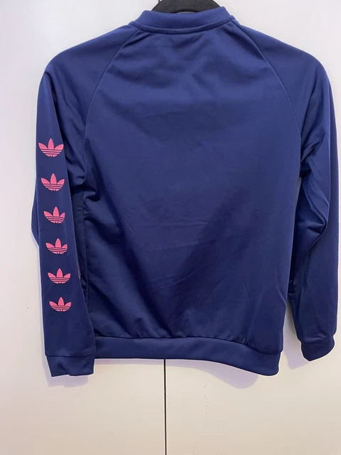 Giacca Adidas ragazza tuta top età 11-12 blu 2