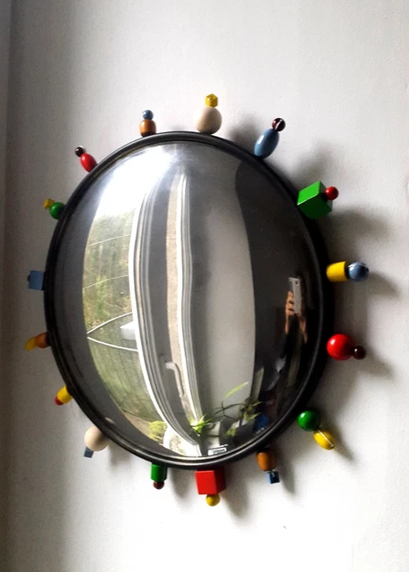Miroir Ovale Napoléon III à Godrons, Or Et Patine 68 X 99