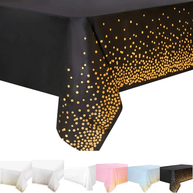 Tovaglia rettangolare monouso in plastica per decorazione compleanno impermeabile