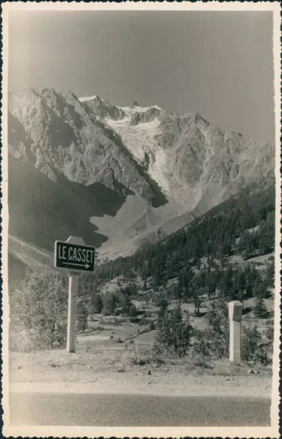 France, Route près de Le Gasset, Août 1949, Vintage silver print Vintage silver
