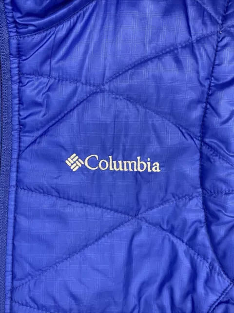 Columbia Mighty Lite III Vest Womens XS Purple Indigo Omni Heat Shield Thermal 2