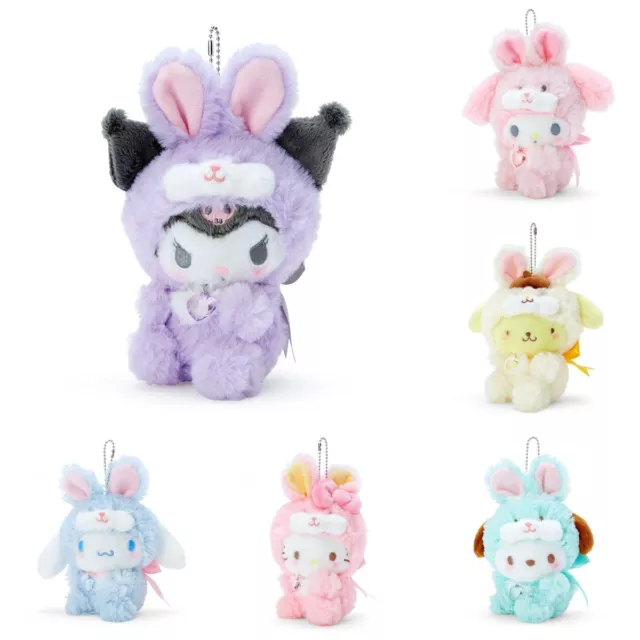 Kuromi My Melody Hello Kitty Cosplay Rabbit Doll Toy Pendant Keychain Pochaocco