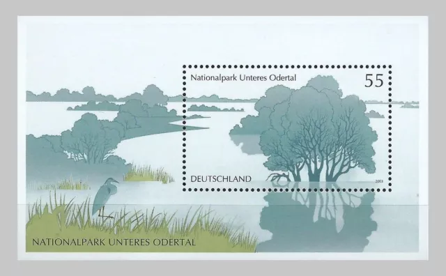 B.6 - BRD 2003 Nationalpark Odertal Block 62 Mi.2343 postfrisch orig. Gummierung