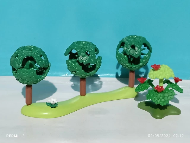 Plante Fougère PLAYMOBIL Pour Décor De Forêt, Cabane Ou Oasis - Pièce Détachée Thème Campagne