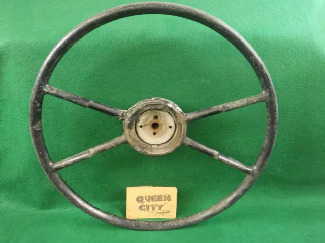 1949 1950 Ford Crestliner 4 spoke steering wheel Partially restored