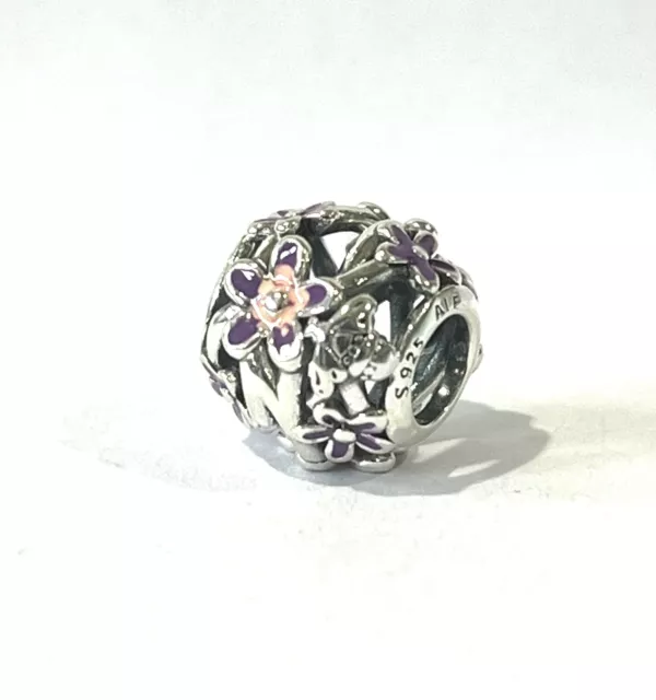 Openwork purple clearance daisy charm