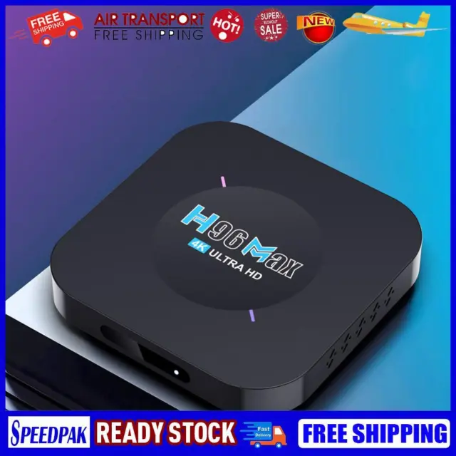 Smart TV Box 2.4G WiFi 4K Ultra HD Android Box 8GB 16GB ROM Media Player H96Max