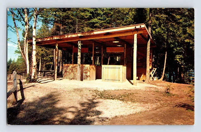 Postcard Michigan St Ignace MI Old Indian Burial Site 1960s Unposted Chrome