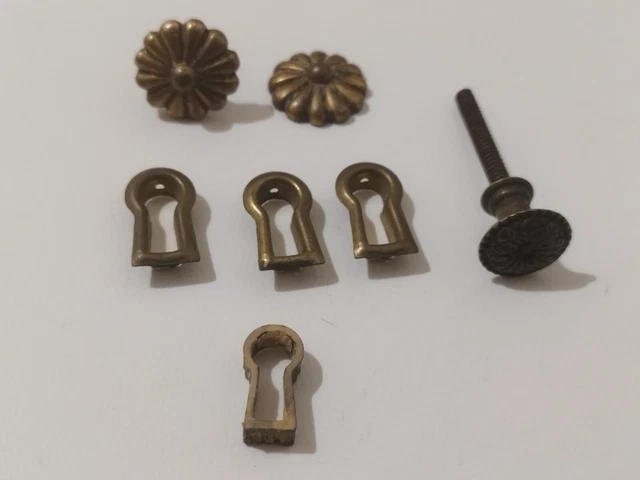 Bocchette Rosette Chiave Cyclingcolors 2pcs - Zama Oro Antichizzato, 21x38mm, Per Mobili Armadi - Foto 3