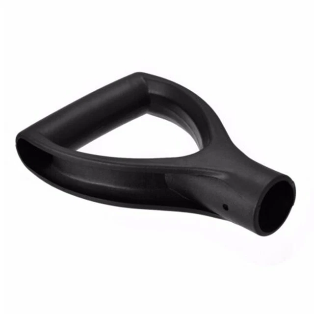 D Type Handle Plastic Handle Replacement Top for Garden Spade Fork Scoop Black