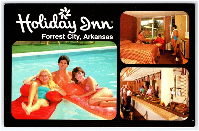 Holiday Inn Forrest City Multi View Arkansas Postcard