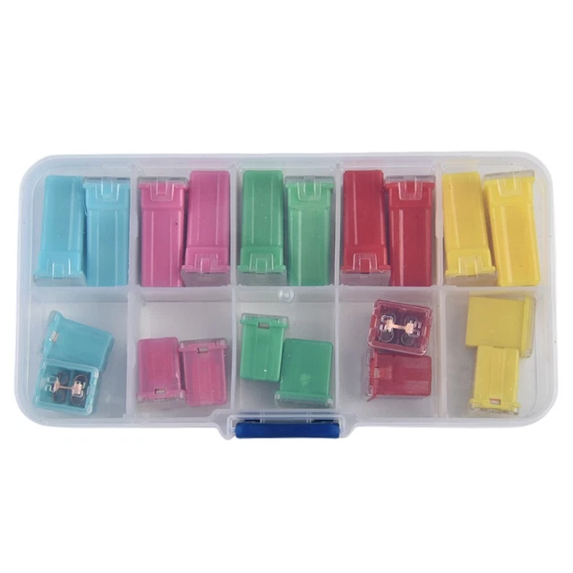 Pack de fusibles automobiles fiables 20x kit 20A 30A 40A 50A 60A pour panneaux d