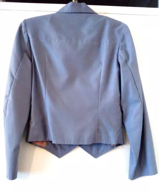 Ladies Tailor Made Grey Lined Fitted Jacket - Size 10 or  Size S Small 3
